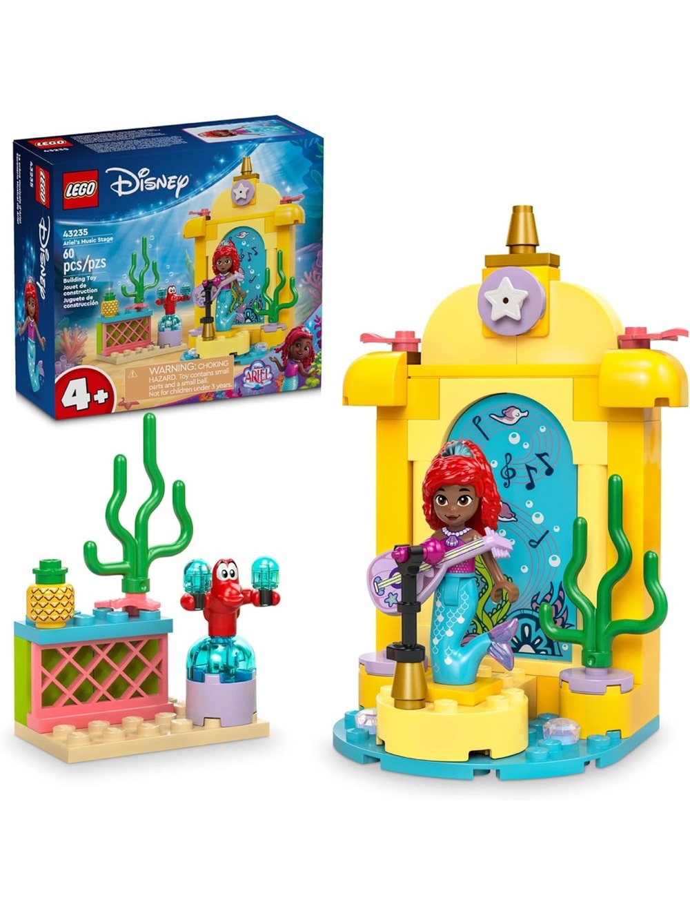 Disney Ariel's Undersea Stage - 60 Piece Lego Set